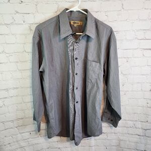 Men's Bachrach longsleeve button down shirt, size Large